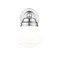Z-Lite Vaughn Wall Sconce, 1-Light, 7.75 In.W x 6 In.L x 9.5 In.H, Chrome /Matte Opal 735-1S-CH - alternate 3